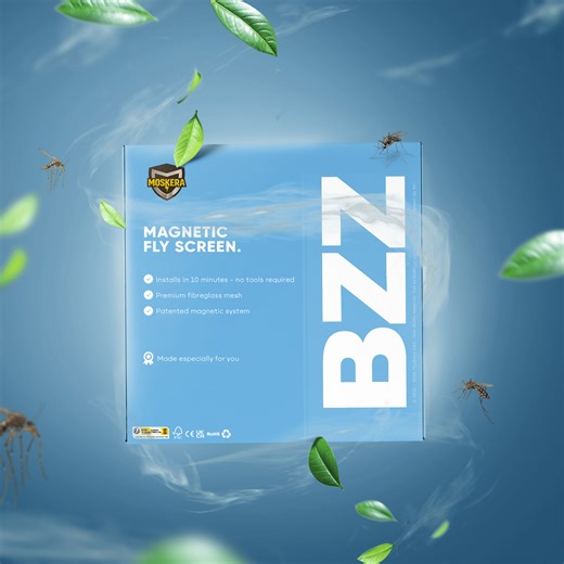 Magnetic Fly Screen for Window | MOSKERA