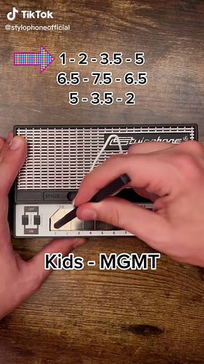 Play 'Kids' by MGMT on the Stylophone