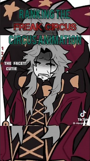 RANKING THE BEST THE FREAK CIRCUS ANIMATION 🤹‍♂️🎭🎪#thefreakcircus #tfc #jester #ranking #pierrot