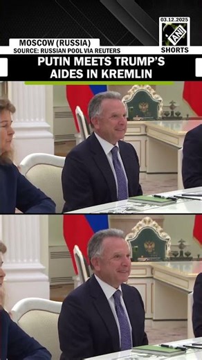 Russian President Putin meets Trump envoys in Kremlin for urgent Ukraine peace talks