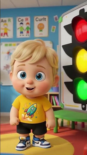 Kid Learning Traffic Light Colors | Educational Short Video