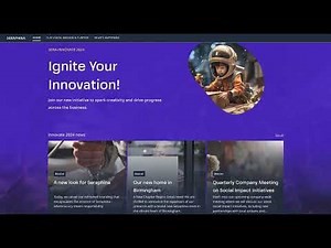 SharePoint Intranet Design - Parallax Background Effect | Beacon