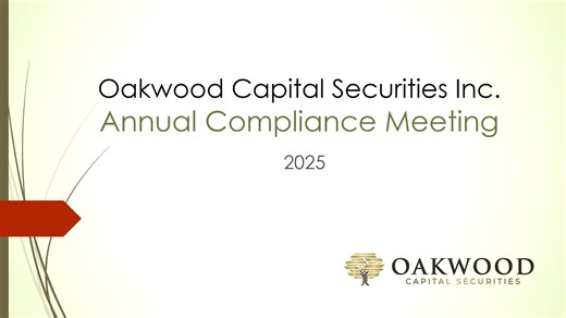 2025 October Annual Compliance Meeting