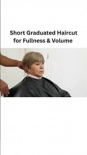 How To Cut a Short Graduated Haircut for Fullness & Volume | Step-by-Step Tutorial