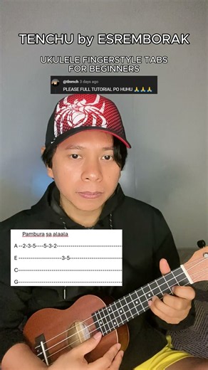 Tenchu Ukulele Fingerstyle Tutorial Tabs - Esremborak #ukulele #tabs #fingerstyle #tutorial