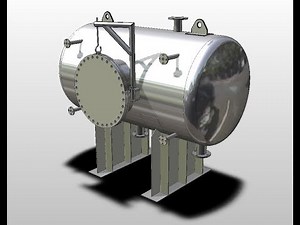 PRESSURE VESSEL: Solidwork / KeyCreator (Tool Engaged)