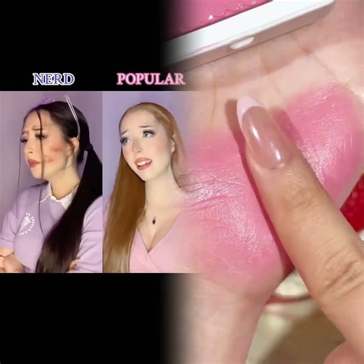 The nerd caught the popular girl being insecure so she tells her how she really feels #shorts