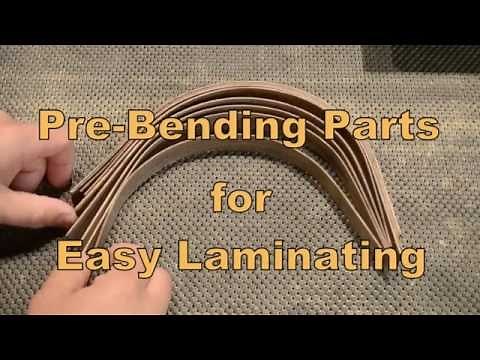 Pre Bending Parts for Easy Laminating