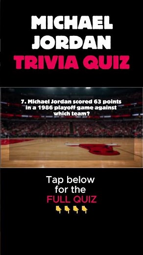 MJ FANS, This one’s for You #quiz #trivia #michaeljordan