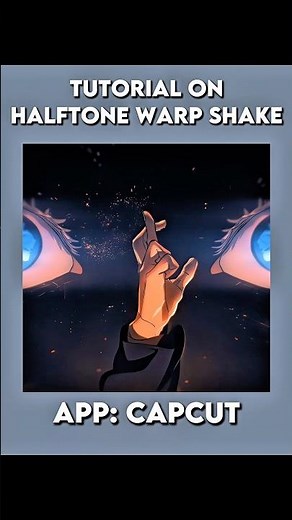 CapCut || Halftone Warp Shake Tutorial