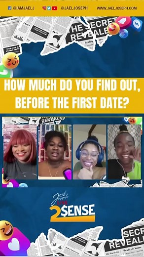 1.8K views · 11 reactions | I am busting out those detective / journalist skills and finding out as much as I need to know! Check out complete episode https://bit.ly/3MLtjDY #firstdate #blackislandgirl #2Sense | Jael Joseph | Facebook
