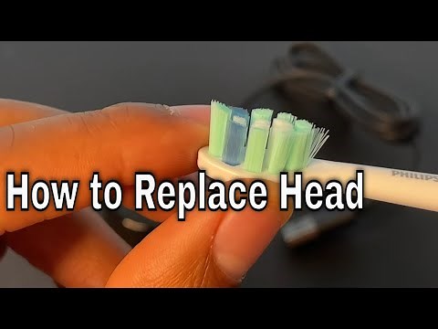 Philips Sonicare Toothbrush - How to Replace Head