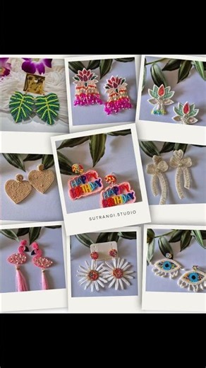 Handmade Beaded Earrings Collection | From Simple Studs to Statement Pieces
