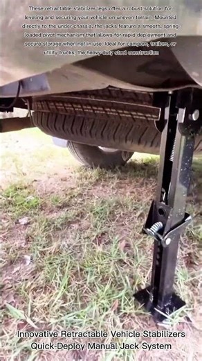 Innovative Retractable Vehicle Stabilizers: Quick-Deploy Manual Jack System