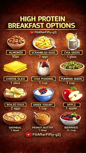 High Protein Breakfast Options for Weight Loss & Muscle Gain |Healthy Morning Meal #healthylifestyle