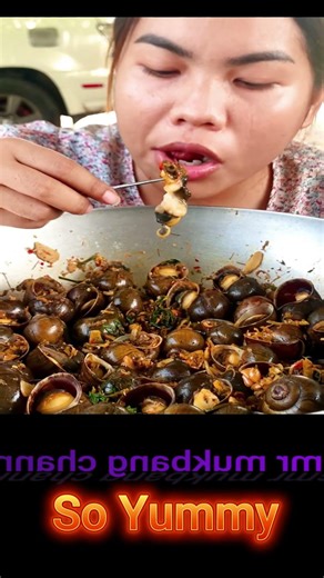 Wow so yummy snail fried , snails recipe #shorts #short #food