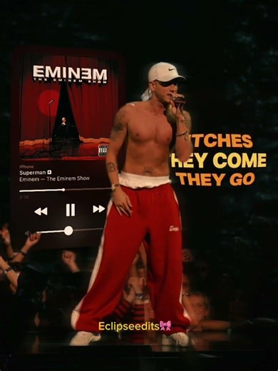 "A lyrical masterpiece from the vault. 🎤🐐"#Eminem #Superman #SlimShady #TheEminemShow #Lyrics