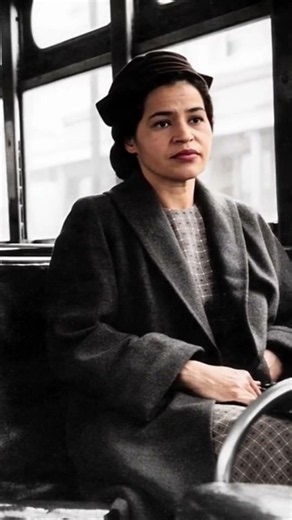 Rosa Parks on the Integrated Bus, 1956 #revivedechoes #history #historicalphotos