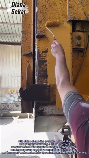 Restoring Heavy Equipment with Fresh Paint | Quick Industrial Repainting Process