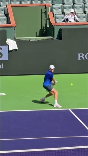 Jannik Sinner drop shot practice 🔥 #tennis #janniksinner