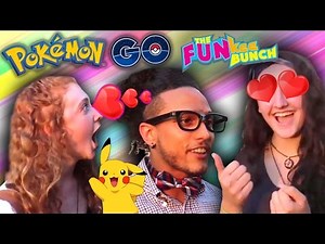 Pokemon Go! Nerdy Boy meets FUNkee Bunch in the Park! Elyssa and Heidi fall in love!