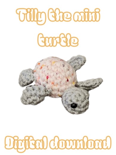 Tilly the Crocheted Mini Turtle Crochet Pattern - Etsy