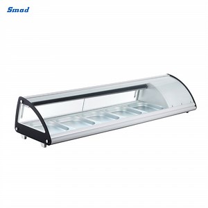 [Hot Item] Smad OEM Sushi Display Showcase with Front and Back Open Door