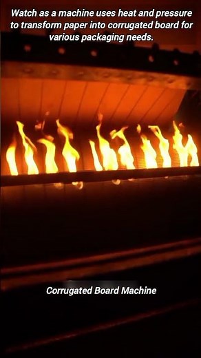 Corrugated board production.