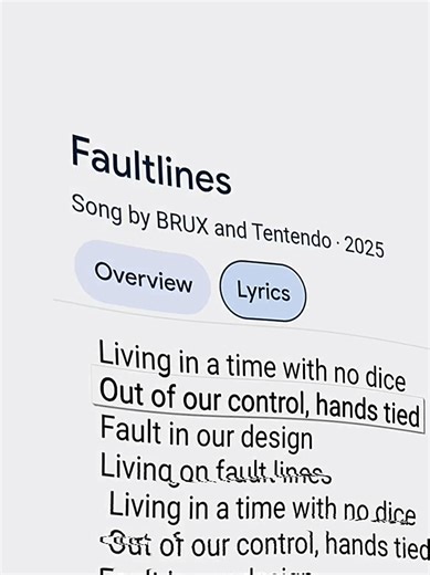 Faultlines by Tentendo and Brux - Song Lyrics Video