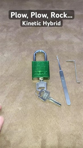 Abus 72/40 Twin Peak Kinetic Treatment. #lockpicking #locksport #skills #covert #lockpick #shorts