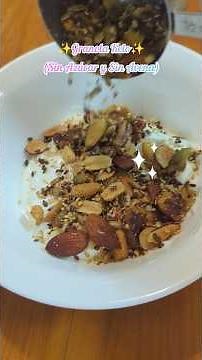 Granola Saludable Keto Sin Azúcar Y Sin Avena