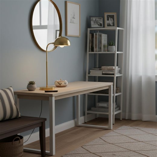 Mid-century Modern Gold Lamp – Vintage-inspired Brass Dome Light – Task Lighting for Desk, Side Table, or Entryway - Etsy