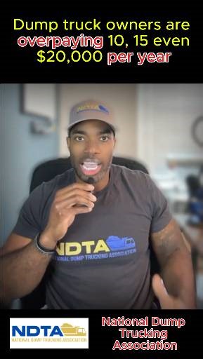 Most dump truck owners are overpaying $10,000-$20,000 per year on insurance. Not because they're risky. Because nobody is actually reviewing their policy. Your agent renews it. Collects commission. Moves on. That's not a partner. That's a bill sender. In the last 6 months, NDTA members have saved over $500,000 in premiums. Same trucks, same work—just someone who knows what they're looking at. If your operation is clean and compliant, this is exactly the kind of problem we fix. When's the last ti