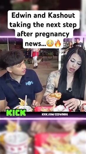 Edwin and Kashout taking the next step after pregnancy news…😳🔥#fypシ #trending #girl #fy