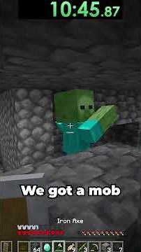 Speedrunning a random nether advancement in minecraft #minecraftshorts #shorts