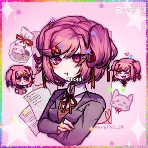 [Natsuki sings a song for her dear love yuri!! ] #ddlc #ship #natsuki