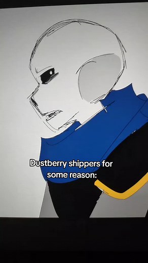 Notice the subtle regression of transforming into blueberry. . . . . . #dustberry #ship #sans #swapsans #fanon #blueberrysans #dustsans #undertaleau #sansau #underverse #fanonswapsans