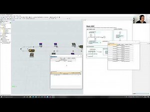 AGV simulation process flow logic