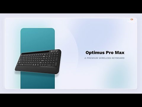 Amkette Optimus Pro Max Wireless Keyboard – Full Setup & Help Guide
