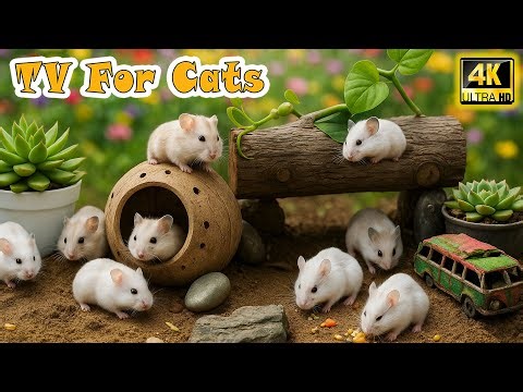 🔴Interactive Cat TV: Best Entertainment Videos for Anxious Cats Left Alone – Calm Your Cat Instantly