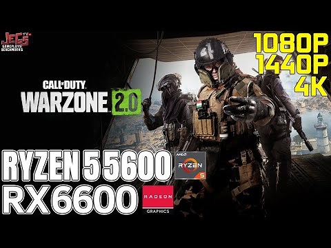 Call of Duty: Warzone 2.0 | Ryzen 5 5600 + RX 6600 | 1080p, 1440p, 4K benchmarks!