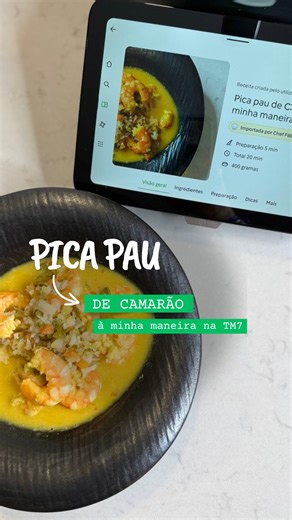 Fabio Almeida | O seu Agente Bimby 💚 on Instagram: "🦐🔥 PICA PAU DE CAMARÃO À MINHA MANEIRA 🔥🦐 Feito na Bimby TM7, rápido, cheio de sabor e perfeito para partilhar 😋 Um petisco daqueles que pede pão, boa companhia e repetição garantida 🤍 No vídeo tens todo o passo a passo, exatamente como faço em casa 👇 ✨ Receita ✨ 📝 Ingredientes: • 150g pickles • 15g azeite • 3/4 dentes alho • 600/700g miolo camarão • 150g cerveja • 20g mostarda • 1 c. chá de sal • Pimenta qb 👩‍🍳 Preparação: 1️⃣ Coloq