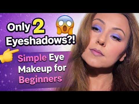 2 Eyeshadow Eye Makeup Tutorial 🔥 Easy Beginner Look That POPS!
