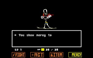 恐怖猎奇向AU【HELP_TALE】P A P P Y战分离结局演示和救赎不信通关（声音瘆人带下载地址）