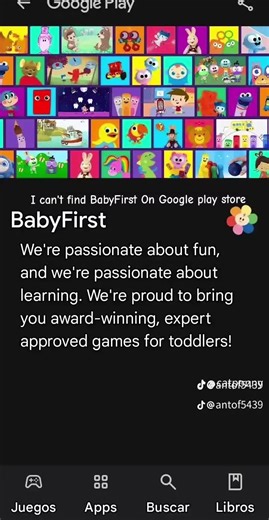 Troubleshooting BabyFirst on Google Play Store