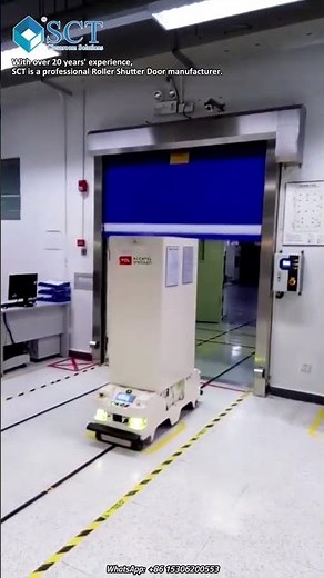 Revolutionary PVC Roller Shutter Door for Cleanrooms: Fast, Dust-Proof & Space-Saving Solution
