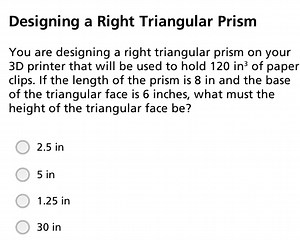 Designing a Right Triangular PrismYou are designing a right tr... | Filo