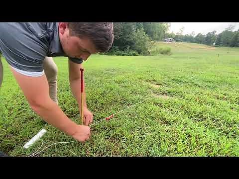 Making sure your area is level and ready for your carport to be installed!