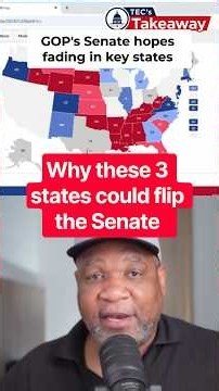 Why these 3 states could flip the Senate #SenateRaces #2026Midterms