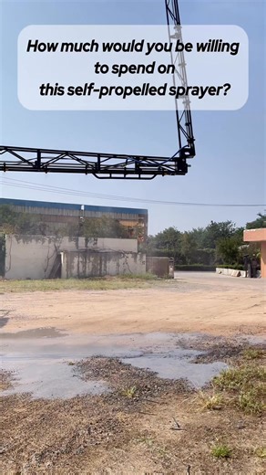 How much will you spend on a self-propelled pulling pesticide sprayer?#sprayer #farmmachinery #farmlife #farm #machine #agriculture #seeder | agrimach33